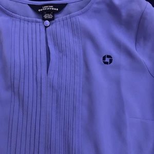 Chase pleated blouse uniform